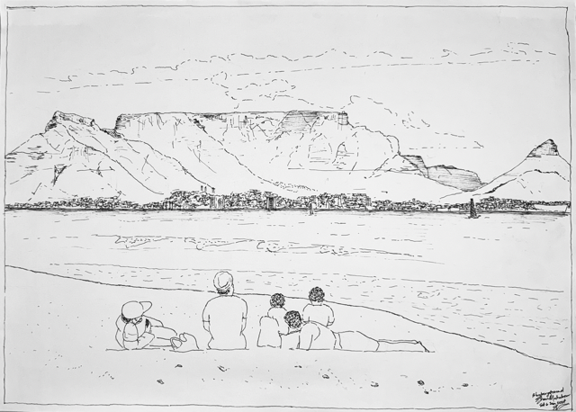 Original travel artwork by Shaun Mahabeer